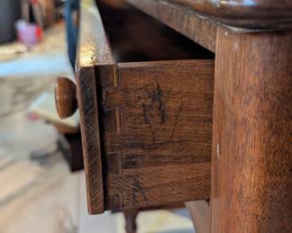 Federal Style Side Table with Drawer