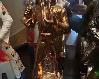 Elvis Presley Gold McCormick Decanter Music Box