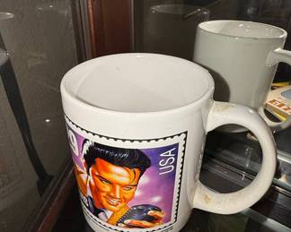 Elvis Presley 1992 Commemorative Stamp Mug
