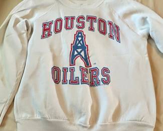 Vintage Houston Oilers Logo Crewneck Sweatshirt