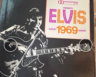 Elvis Presley 'Elvis in Person at the International Hotel' 1969 Souvenir Program