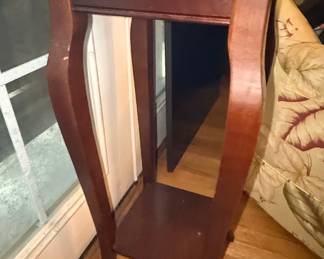 Bombay Company Mahogany Plant Stand