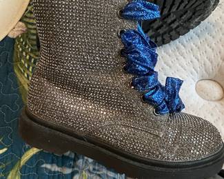 Dolls Kill Poster Girl Billionaire Bling Boots
