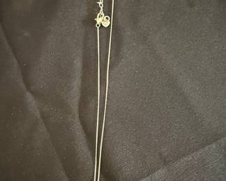 Tiffany & Co. Moon and Star Pendant Necklace