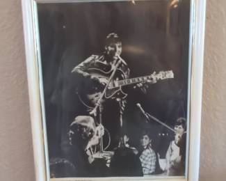Elvis Presley 1968 Comeback Special Framed Photograph