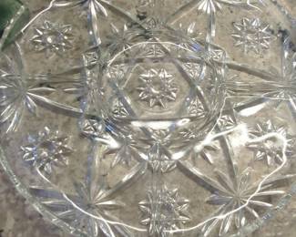 Anchor Hocking EAPC Star of David Divided Relish Dish