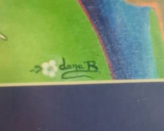 Dana B. Donkey Trio Painting