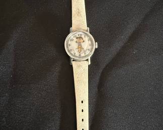 Vintage 1952 Peanuts Lucy Character Watch