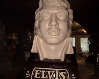 McCormick Elvis Presley Commemorative Ceramic Bust Decanter