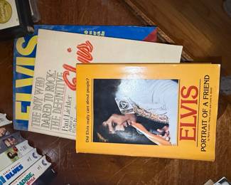 Elvis Presley Biography Book Lot: 'The Boy Who Dared to Rock' and 'Elvis: Portrait of a Friend'