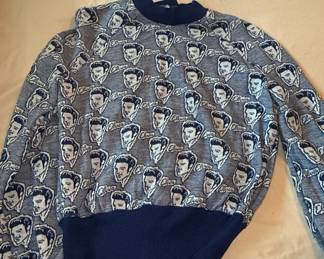 Vintage Elvis Presley All-Over Print Sweater