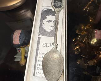 Elvis Presley Commemorative Souvenir Spoon by W.A.P.W.