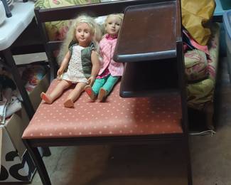 Vintage Telephone Gossip Bench