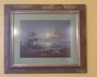 Dalhart Windberg "Moonlit Cove" Signed Framed Print