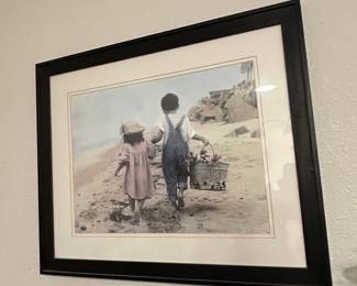 Donald Zolan 'Beachcombers' Framed Print