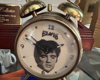 Elvis Presley Twin Bell Alarm Clock - Vandor