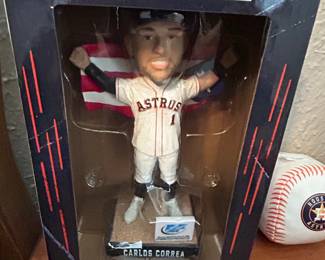 Carlos Correa Houston Astros Puerto Rico Flag Bobblehead