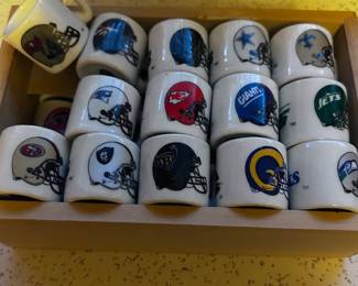 NFL mini helmet collection of 29 