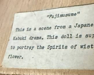 vintage doll desciption