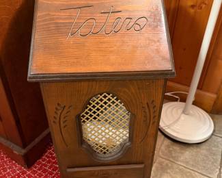 Vintage taters bin