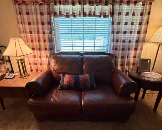 Leather sofa
