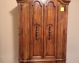 solid wood armoire