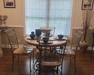 done it table pickled wood with extra leaf