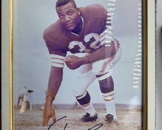 Jim Brown Autographed Picture