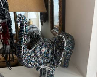Collection of Beaded Wire Animal Figurines