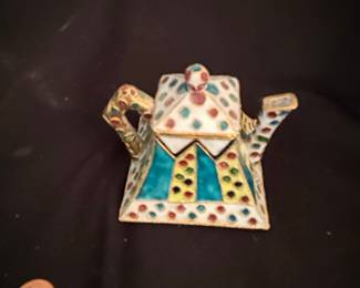 Vintage Miniature Teapot Trinket Box