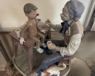 Lladro The Puppet Painter Figurine