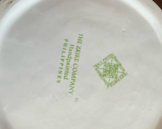 Tracy Porter for The Zrike Company Handpainted Ceramic Garden Basket Tureen