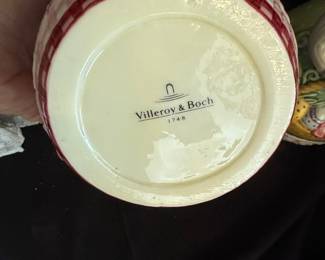 Villeroy & Boch 1748 Porcelain Bunny Rabbit Trinket Boxes (Set of 2)