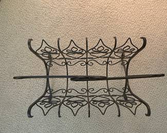 Wrought Iron Magazine Rack