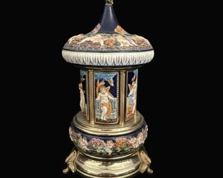 Capodimonte Italian Carousel Music Box