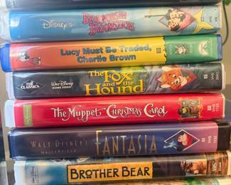 Collection of Assorted Children's VHS Tapes