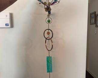 Decorative Dragonfly Wind Chime Suncatcher
