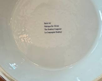 The Bombay Company Blue and White Footed Bowl