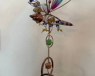 Decorative Dragonfly Wind Chime Suncatcher