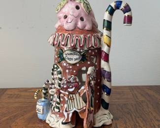 Blue Sky Clayworks Grandma's Candy Shop Gingerbread House by Heather Goldminc 2003