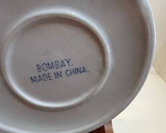 Bombay Company Blue and White Elephant Teapot