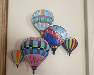 Bovano of Cheshire Hot Air Balloon Wall Sculpture