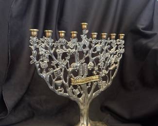 Godinger Tree of Life Menorah