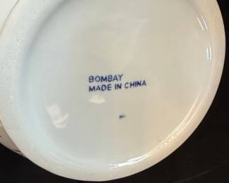 Bombay Company Blue and White Porcelain Vase