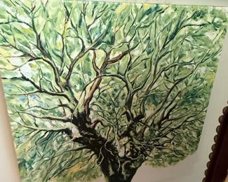 Painting of Olive Tree
