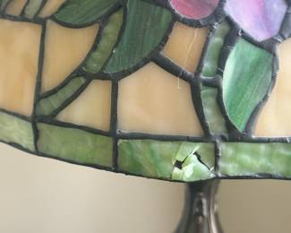 Tiffany Style Stained Glass Floral Table Lamp