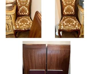 2 leaves and table pads for dining table