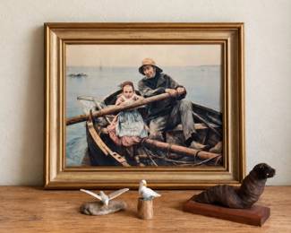 140 VintageMaritimeArtHandcraftedSeabirdCollection