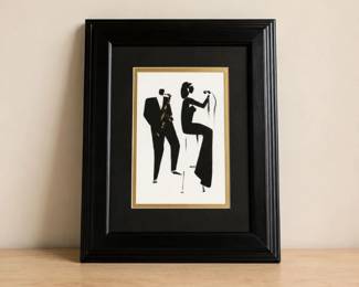 72 MichelCanettiJazzMusiciansFramedArtPrint