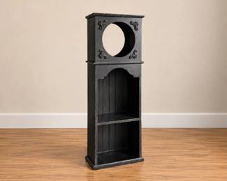 96 VintageCottageStyleClockCaseDisplayShelf